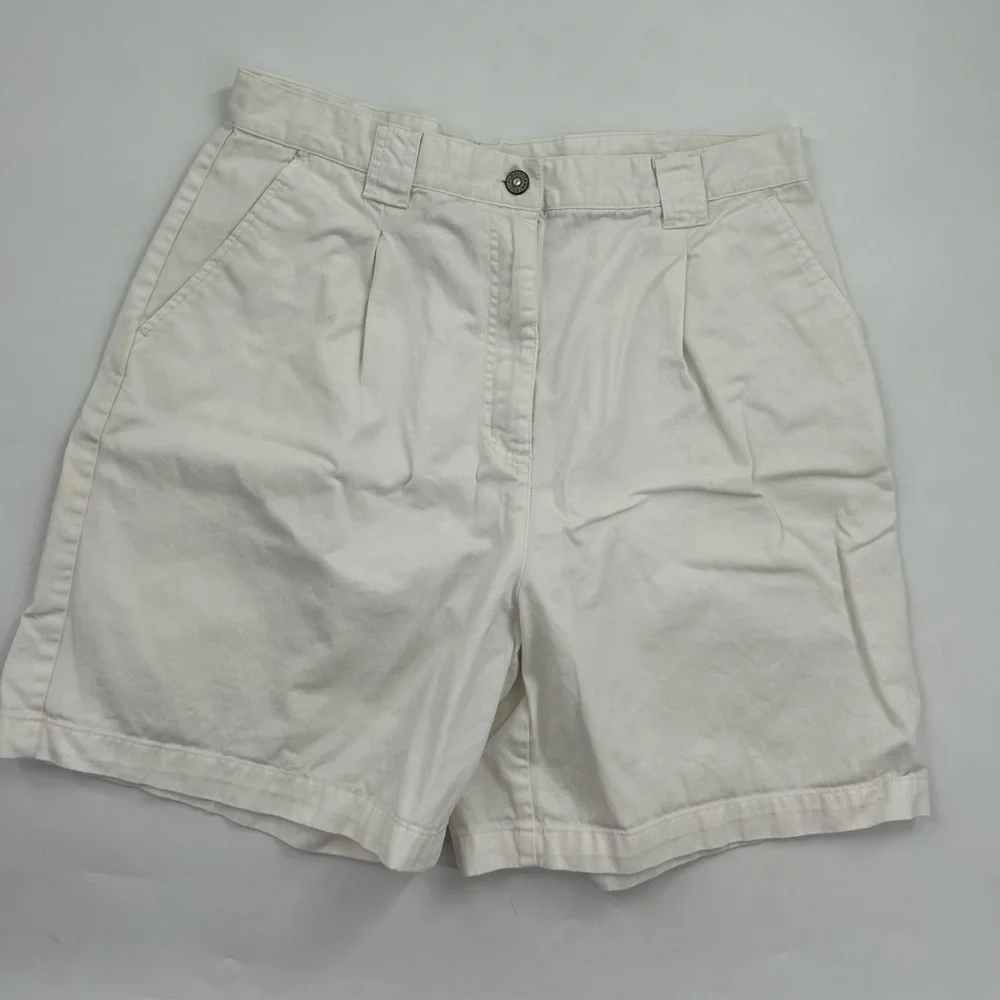 Vintage 90s Bill Blass Stretch High Rise Mom Jean Shorts Size 16 Button/Zipper - Picture 1 of 7